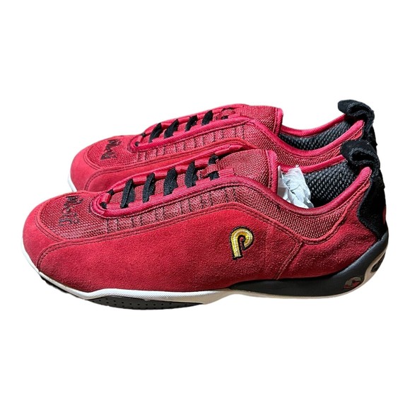 Piloti Driving Shoes Spyder S1 Red Suede Racing Sneakers Mens Size US 7 - UK 6.5 main image 6